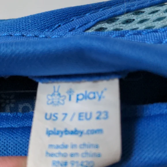 i.Play Kids US Size 7 Blue Water Shoes - Picture 11 of 11